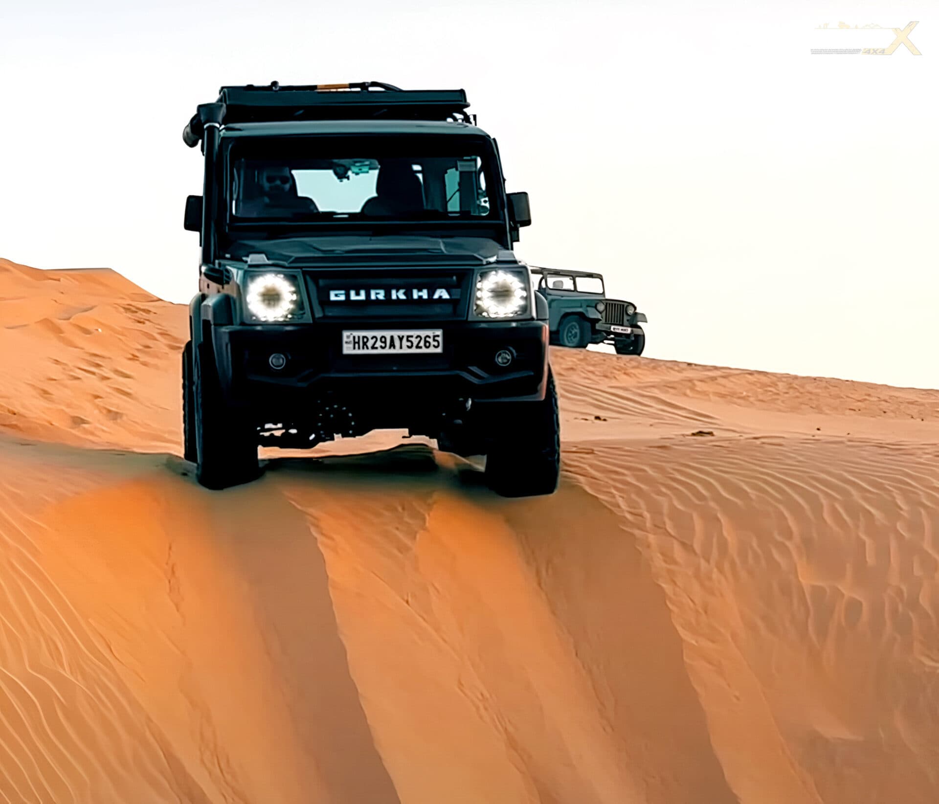 Jaisalmer desert 4x4 expedition, AdventureX4x4 convoy — frame 4