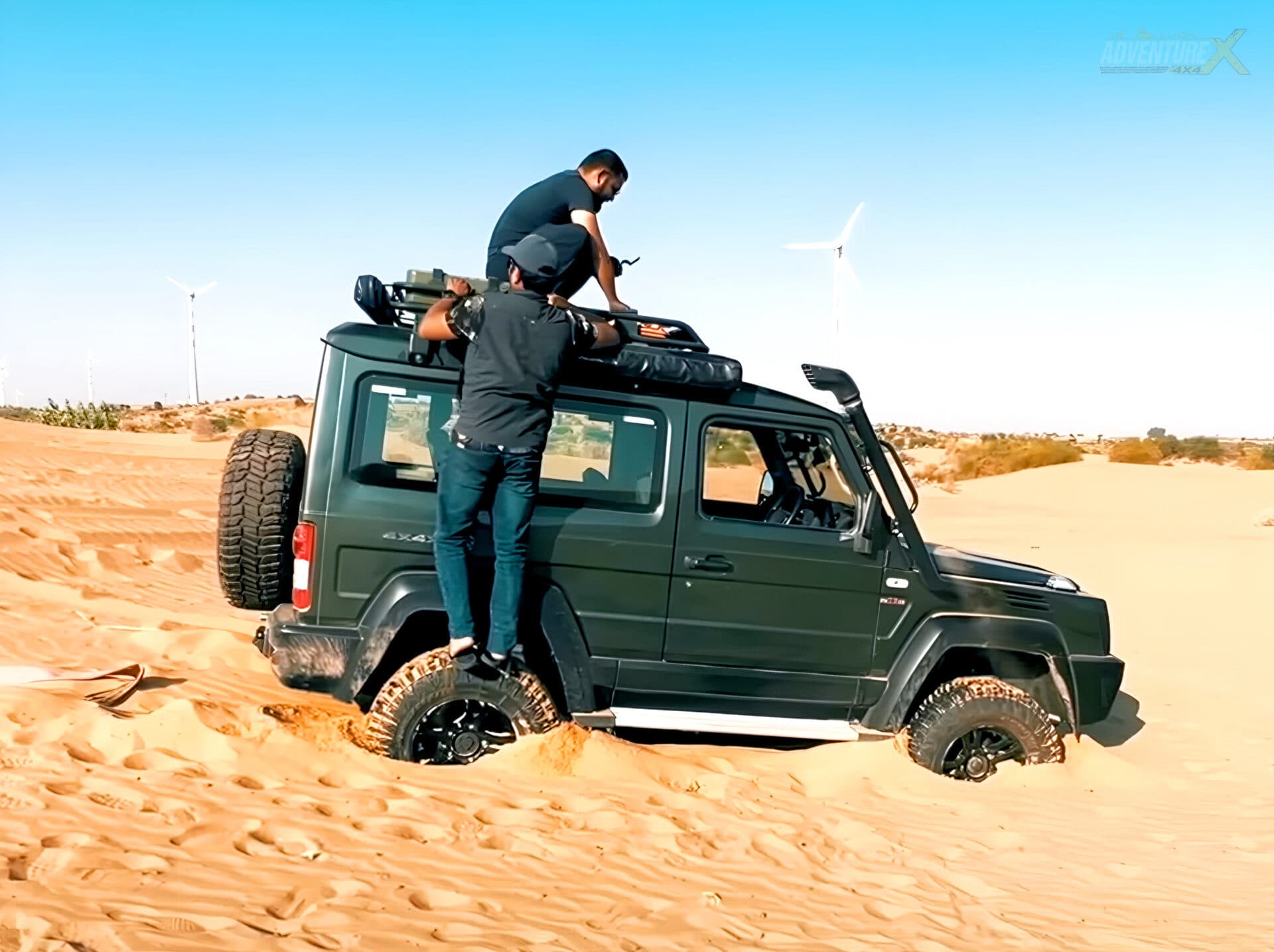 Jaisalmer desert 4x4 expedition, AdventureX4x4 convoy — frame 6