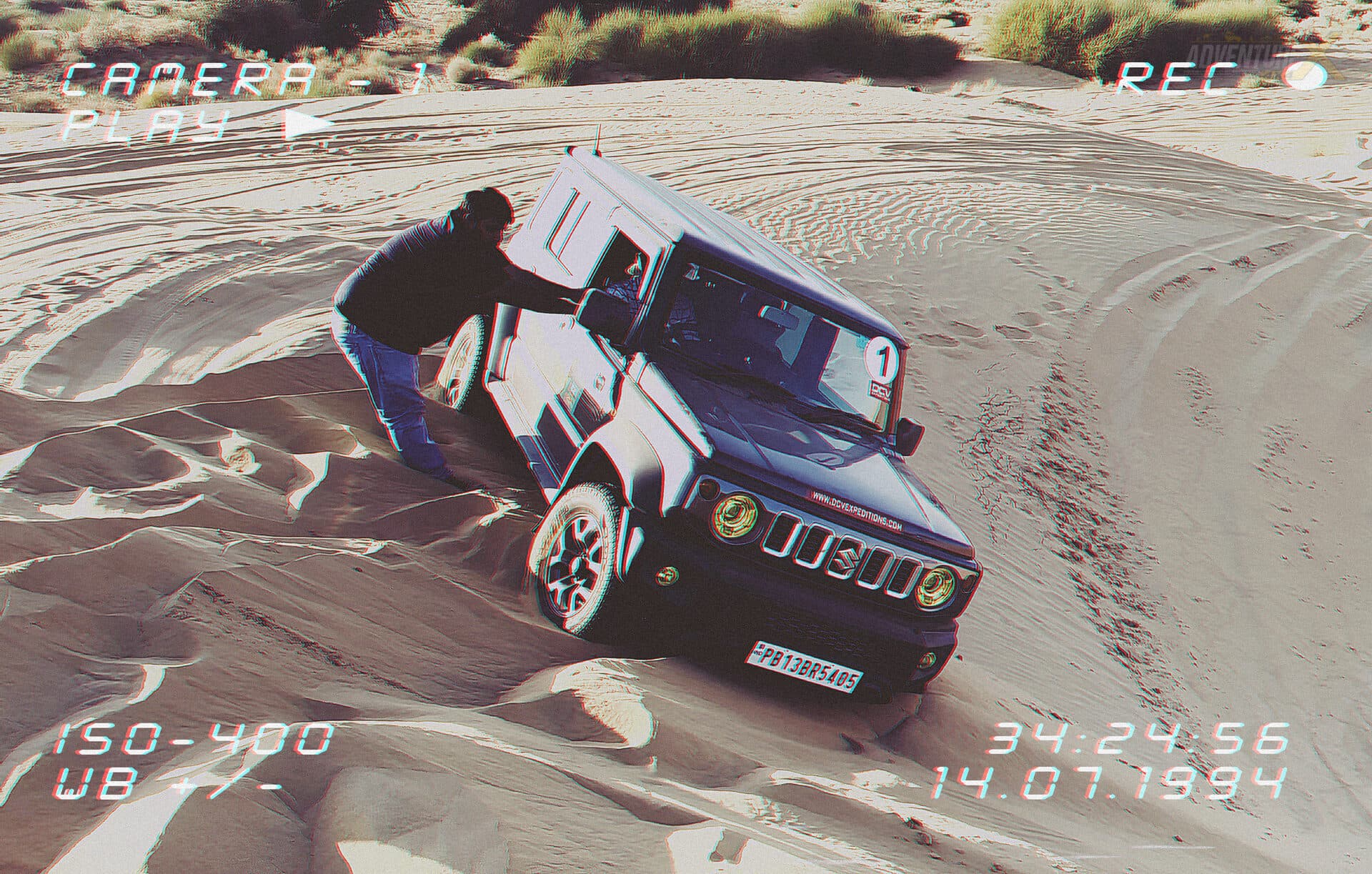 Jaisalmer desert 4x4 expedition, AdventureX4x4 convoy — frame 9