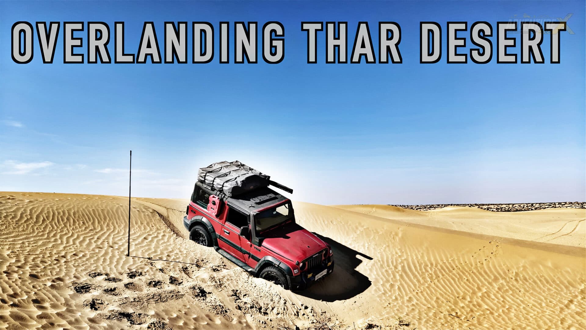 Jaisalmer desert 4x4 expedition, AdventureX4x4 convoy — frame 11