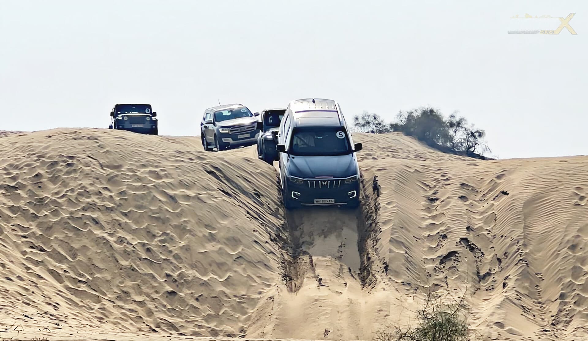 Jaisalmer desert 4x4 expedition, AdventureX4x4 convoy — frame 14