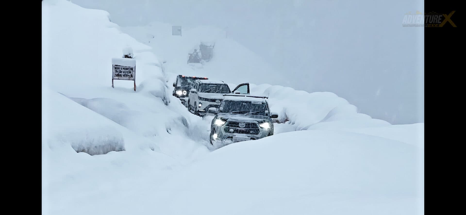 Winter Spiti 4x4 expedition, AdventureX4x4 convoy — frame 1