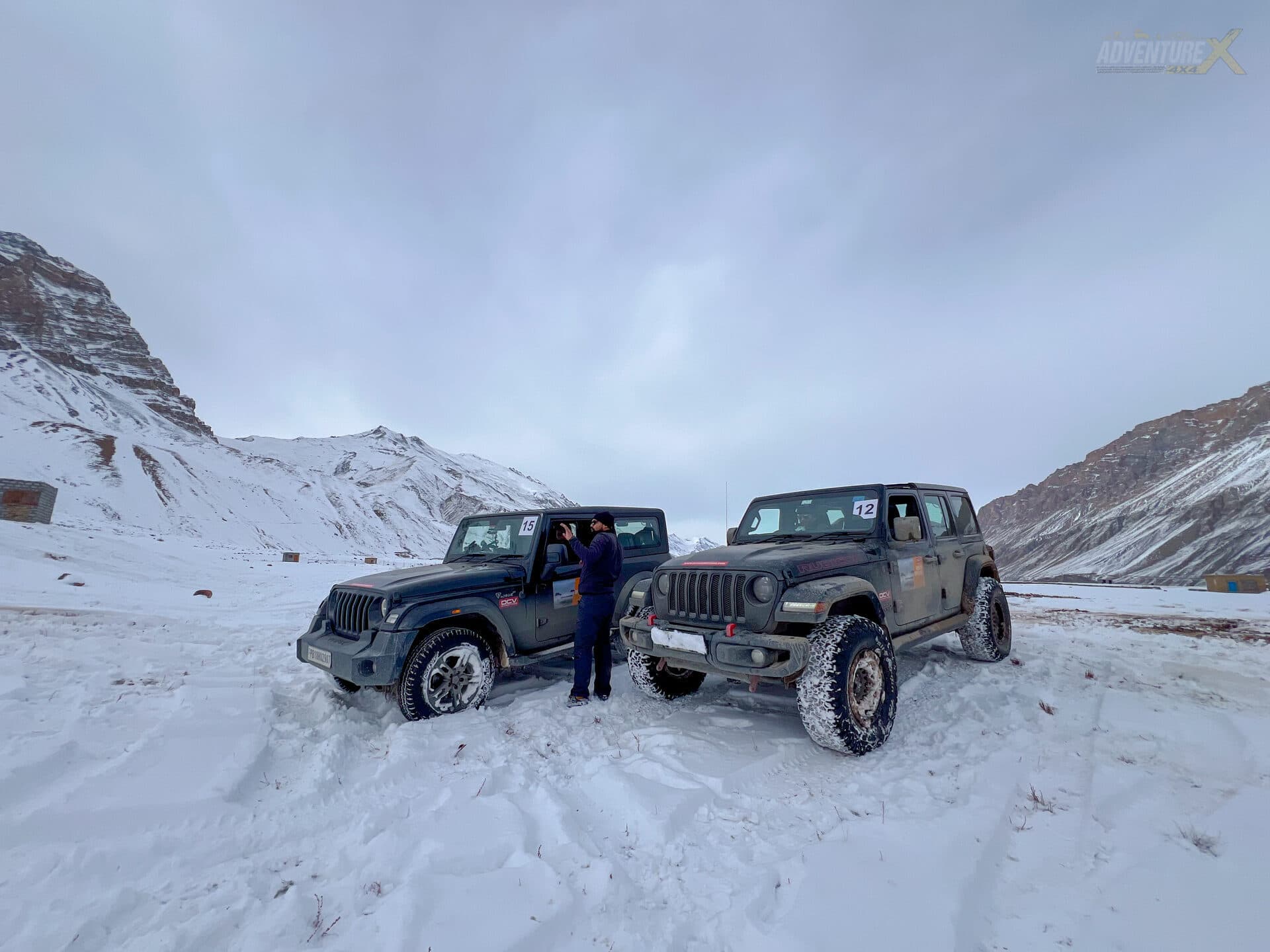 Winter Spiti 4x4 expedition, AdventureX4x4 convoy — frame 2