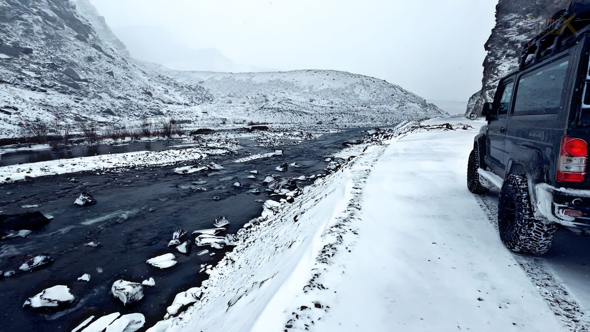 Winter Spiti 4x4 expedition, AdventureX4x4 convoy — frame 3