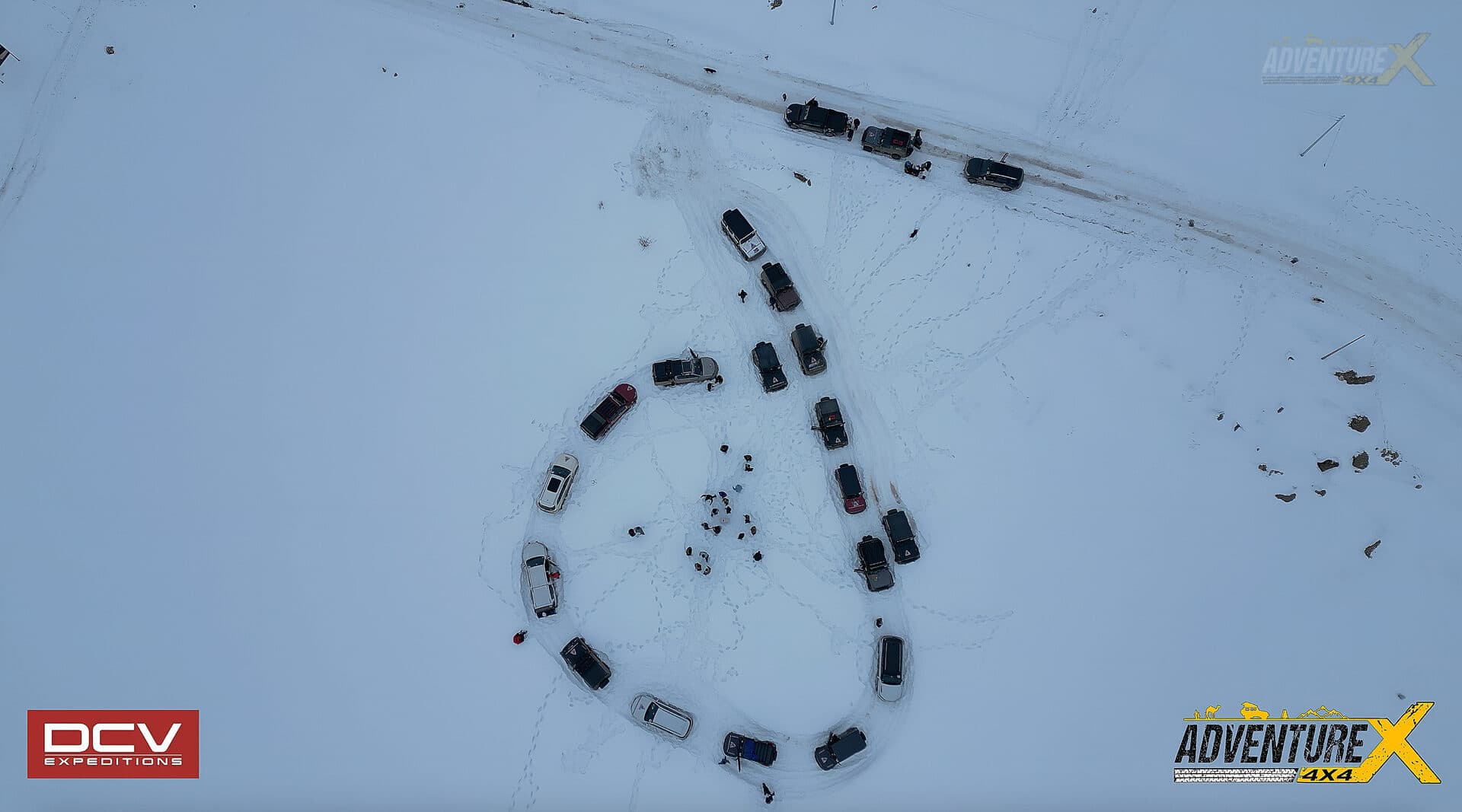 Winter Spiti 4x4 expedition, AdventureX4x4 convoy — frame 9