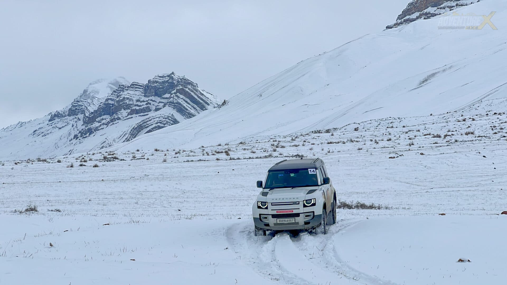 Winter Spiti 4x4 expedition, AdventureX4x4 convoy — frame 15