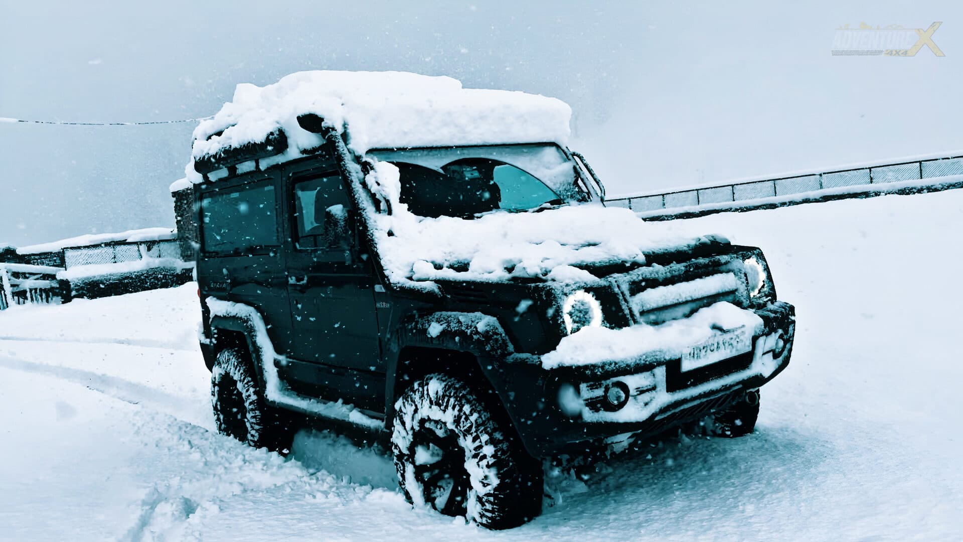 Winter Spiti 4x4 expedition, AdventureX4x4 convoy — frame 20