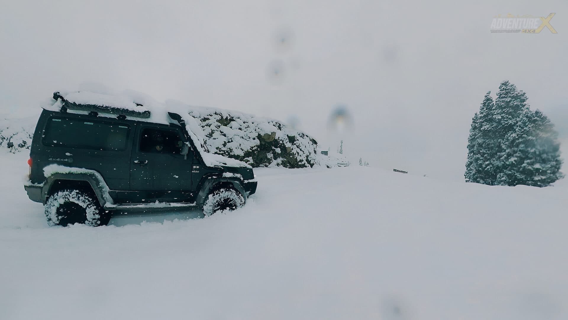 Winter Spiti 4x4 expedition, AdventureX4x4 convoy — frame 22
