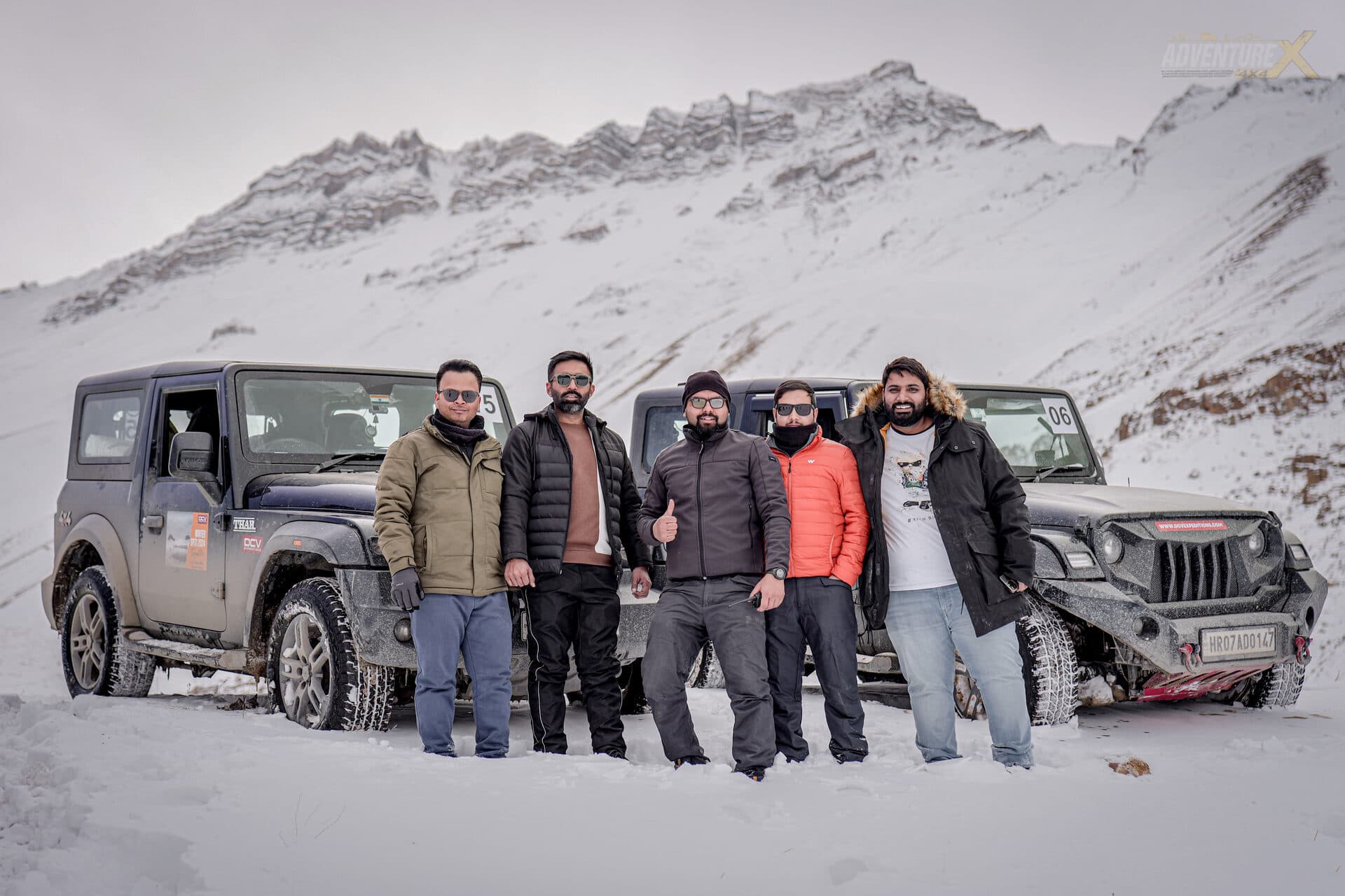 Winter Spiti 4x4 expedition, AdventureX4x4 convoy — frame 26
