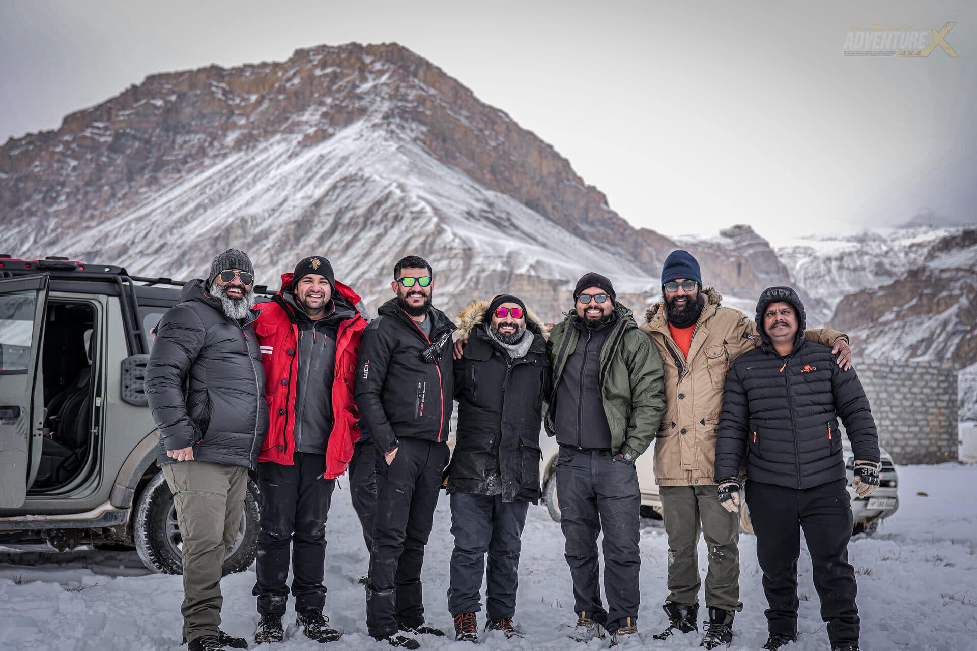 Winter Spiti 4x4 expedition, AdventureX4x4 convoy — frame 28