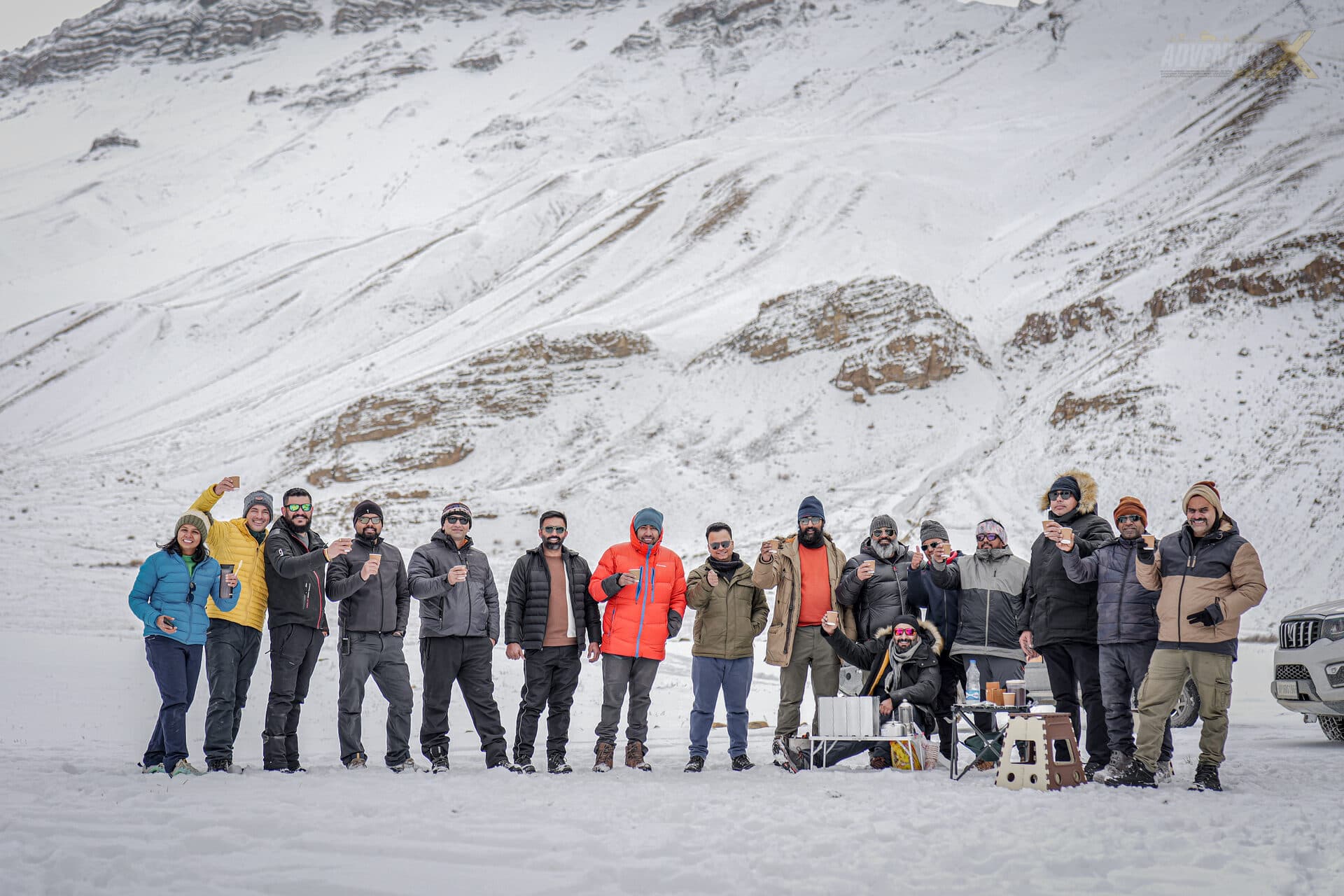 Winter Spiti 4x4 expedition, AdventureX4x4 convoy — frame 29