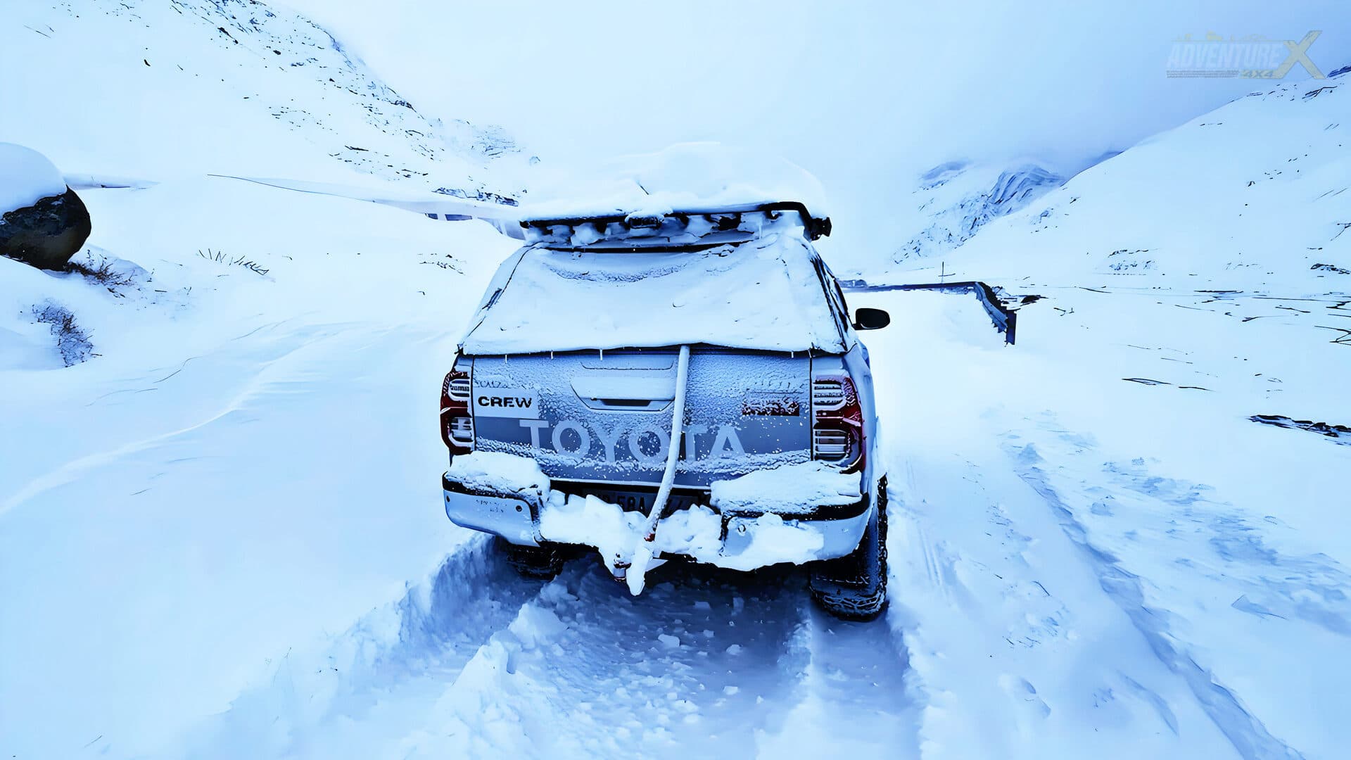 Winter Spiti 4x4 expedition, AdventureX4x4 convoy — frame 35