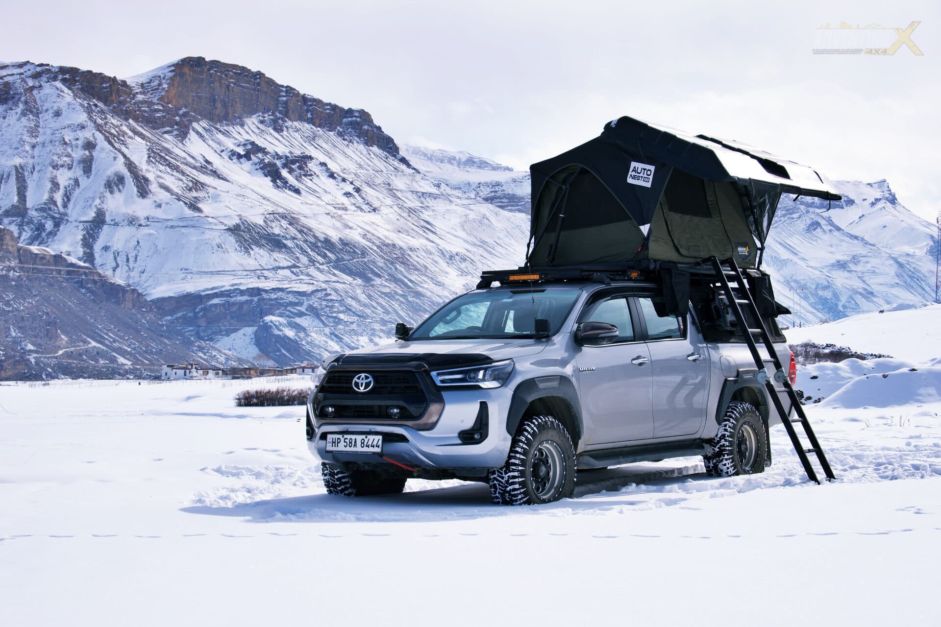 Winter Spiti 4x4 expedition, AdventureX4x4 convoy — frame 40