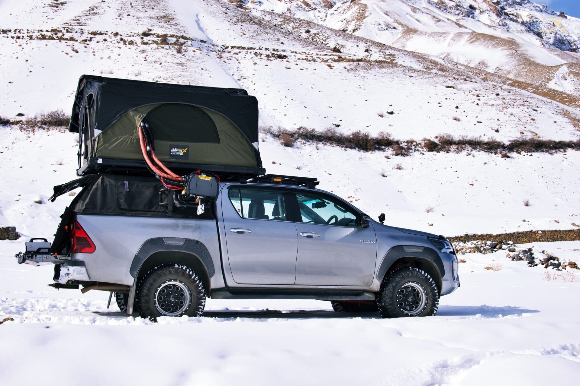 Winter Spiti 4x4 expedition, AdventureX4x4 convoy — frame 45