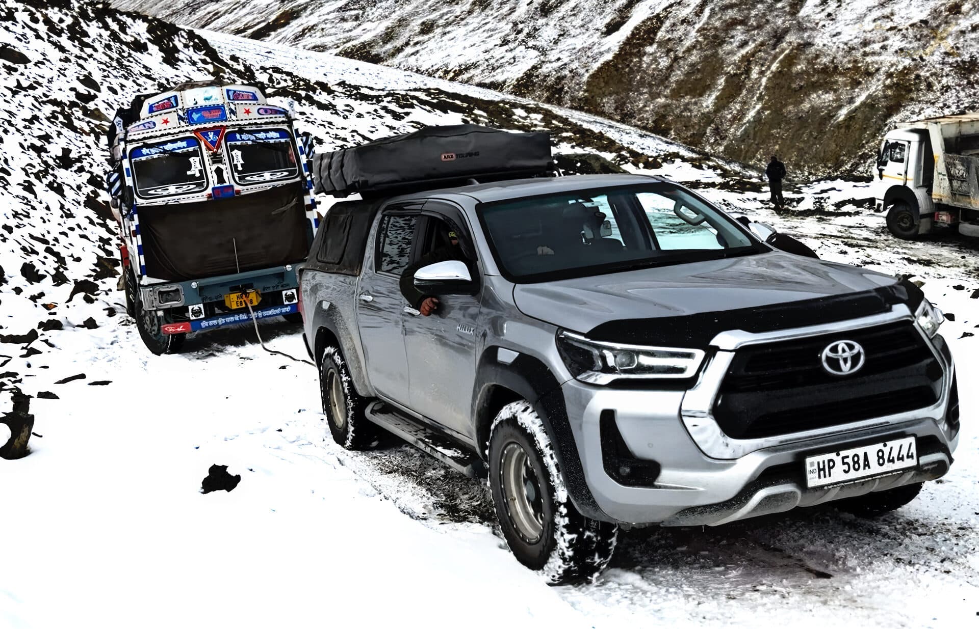 Winter Spiti 4x4 expedition, AdventureX4x4 convoy — frame 47