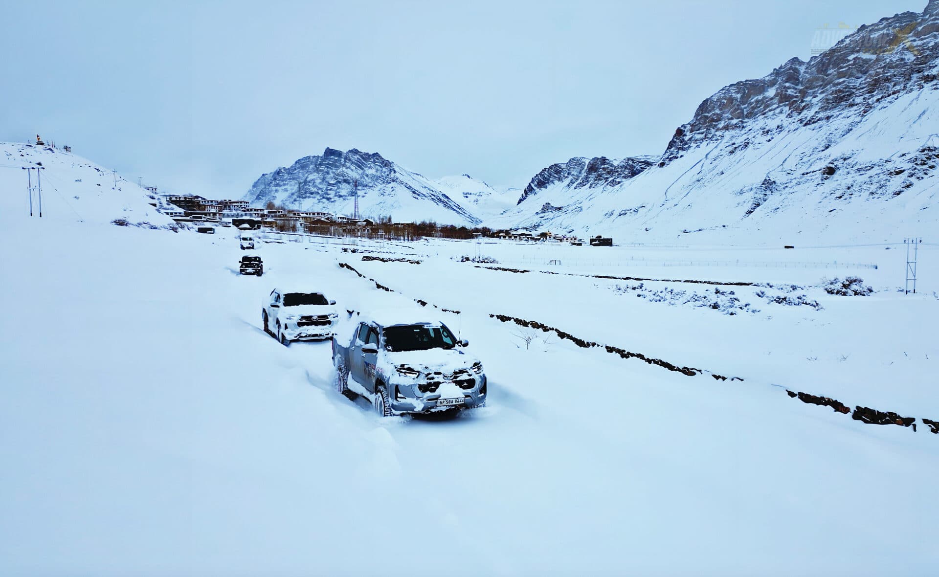 Winter Spiti 4x4 expedition, AdventureX4x4 convoy — frame 49
