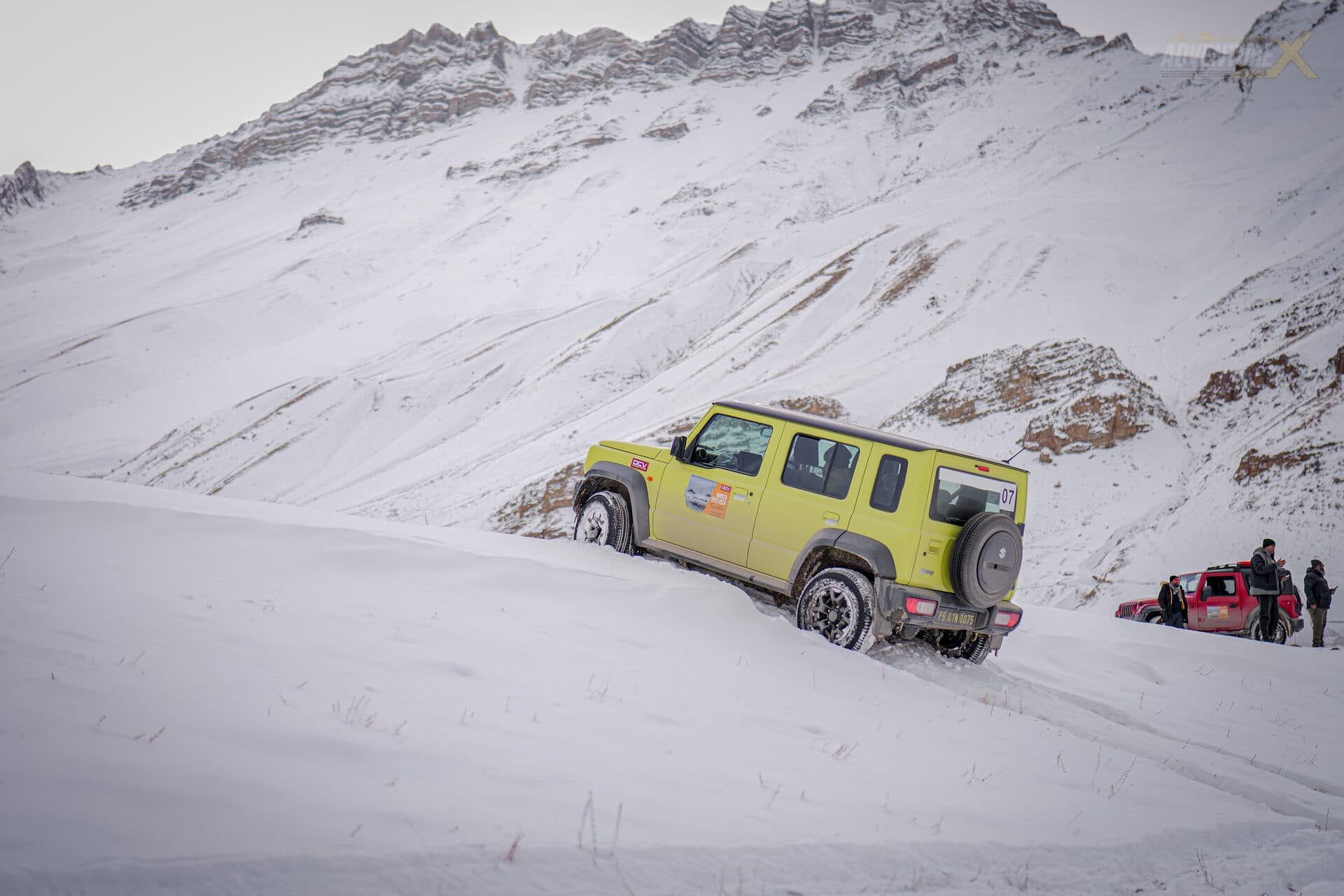 Winter Spiti 4x4 expedition, AdventureX4x4 convoy — frame 51