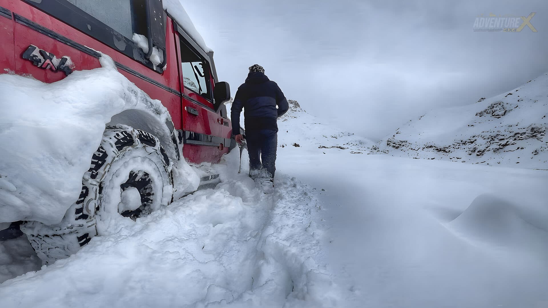 Winter Spiti 4x4 expedition, AdventureX4x4 convoy — frame 54