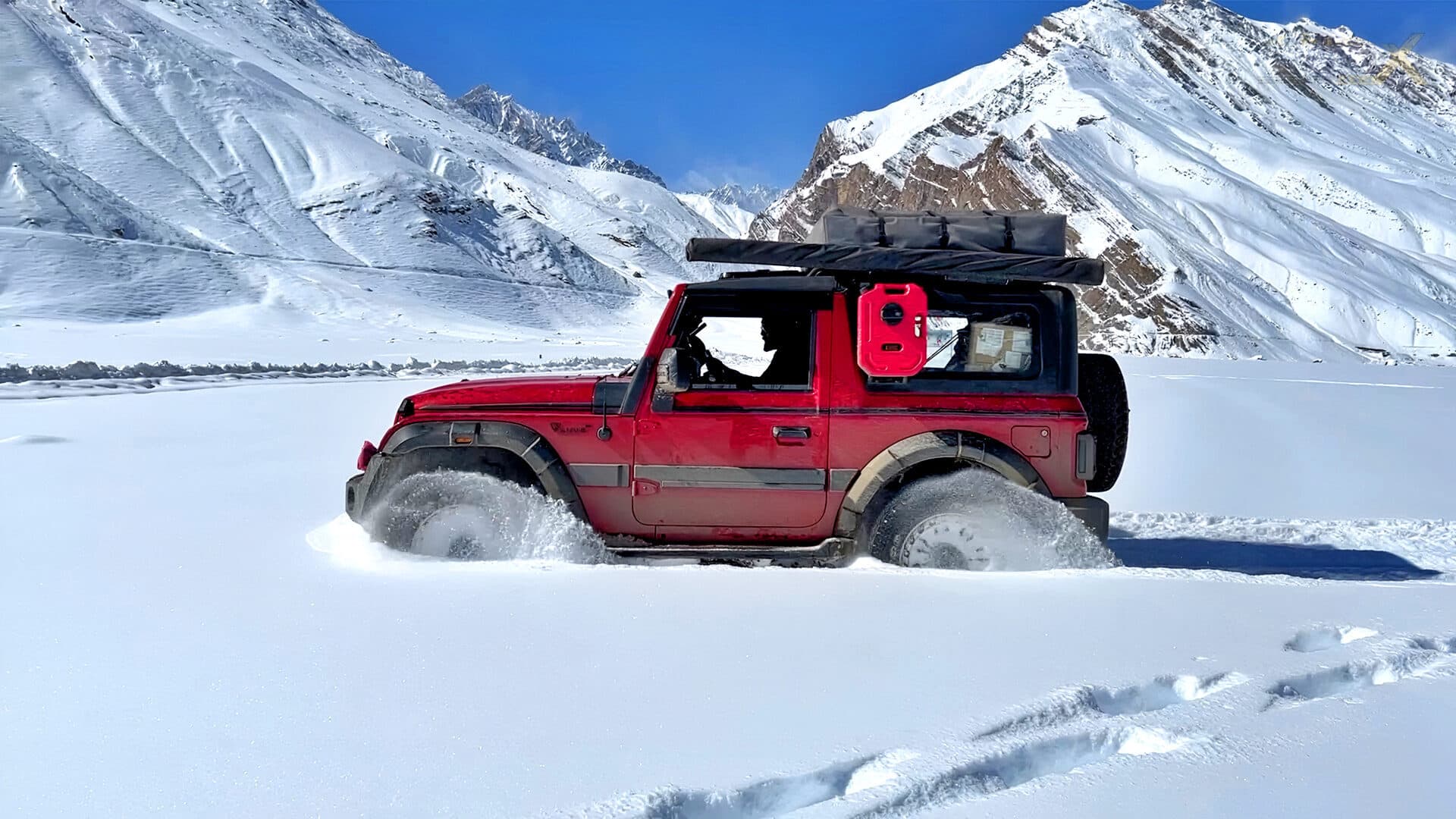 Winter Spiti 4x4 expedition, AdventureX4x4 convoy — frame 55