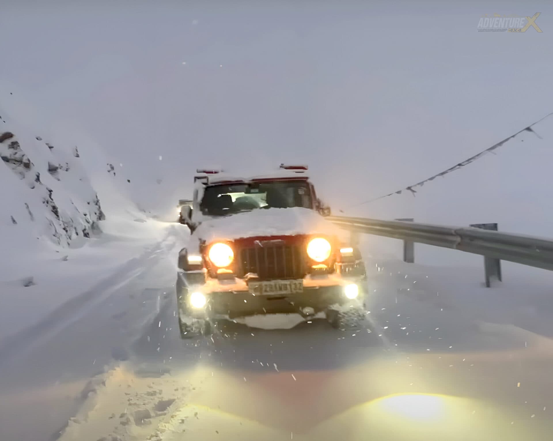 Winter Spiti 4x4 expedition, AdventureX4x4 convoy — frame 57