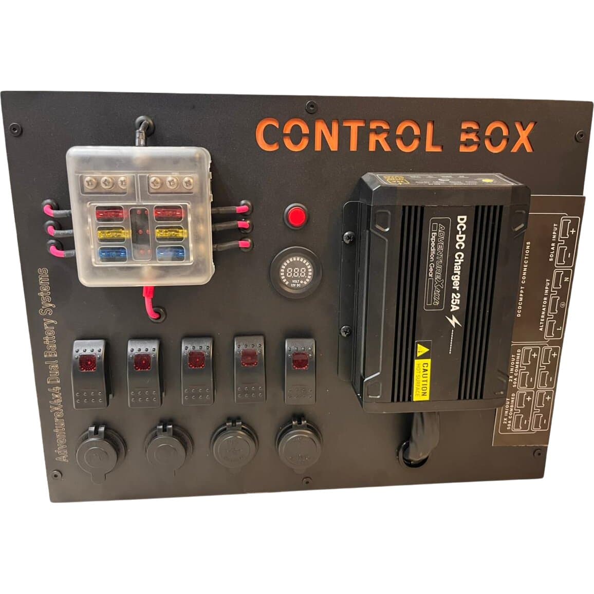 Control Box with 25A DC-DC Charger — AdventureX4x4