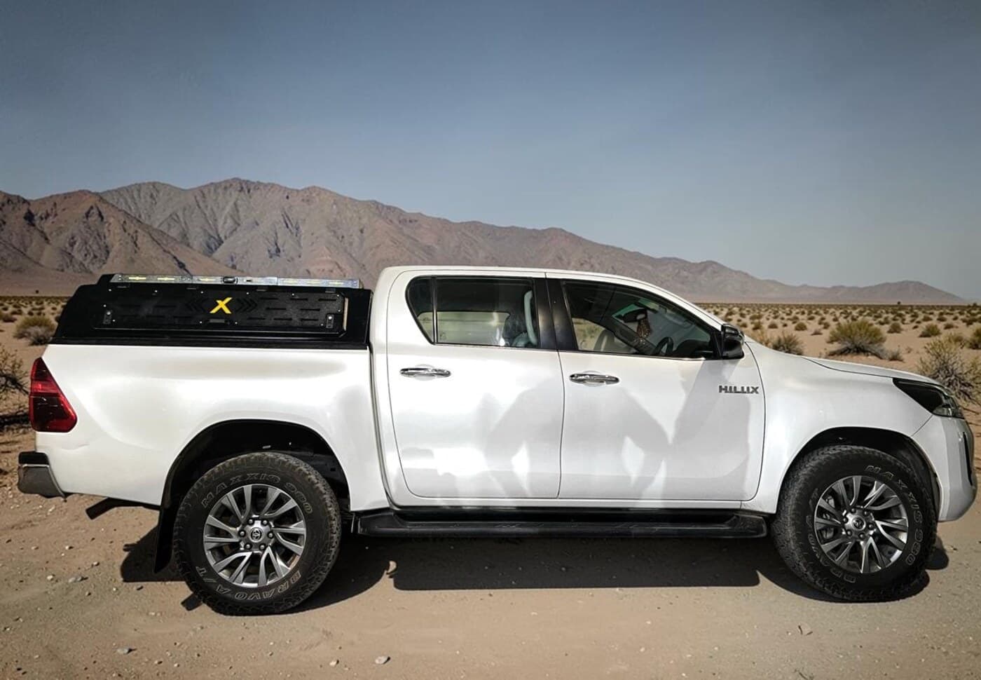 Hilux Armour Series Low Height Canopy on a Toyota Hilux — AdventureX4x4