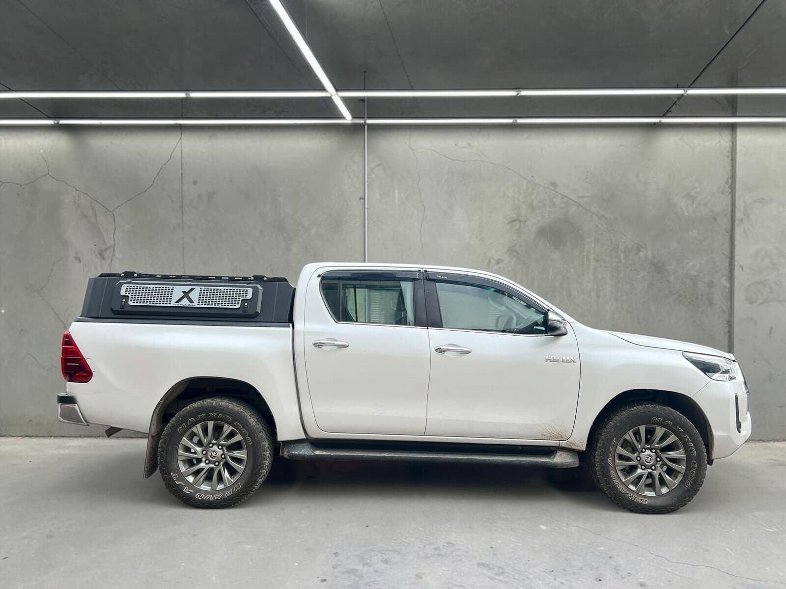 Hilux Expedition Series Low Height Canopy on a Toyota Hilux — AdventureX4x4