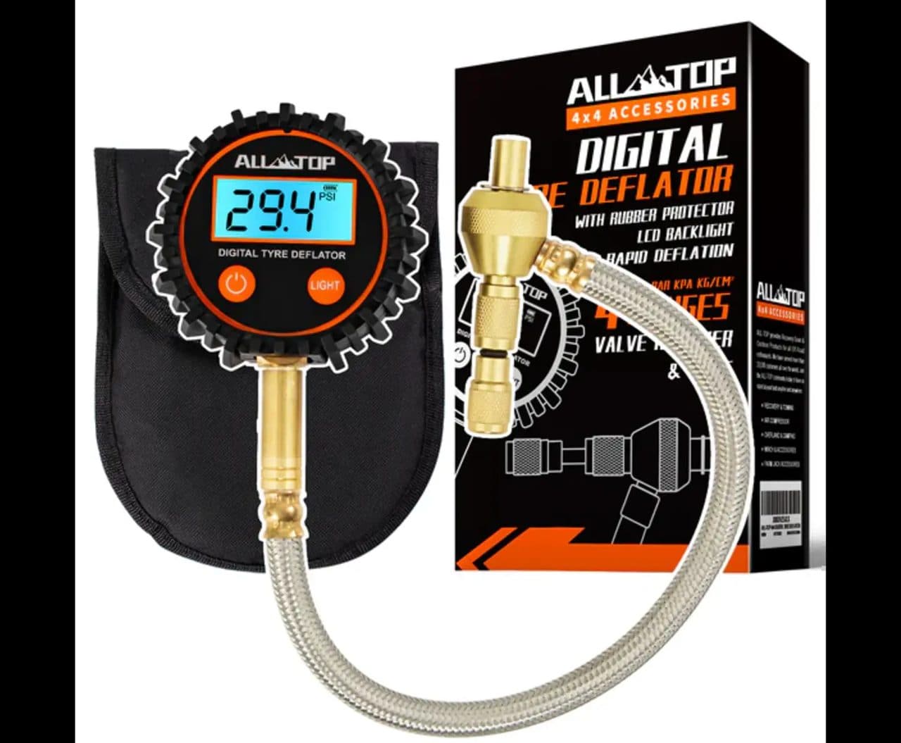 Rapid Tire Deflator with Digital Gauge, 0-250 PSI — AdventureX4x4