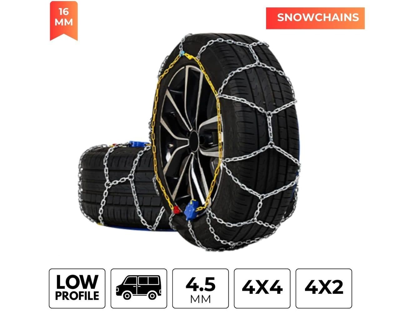 TractionX AX220 Snowchains (Automatic) — AdventureX4x4
