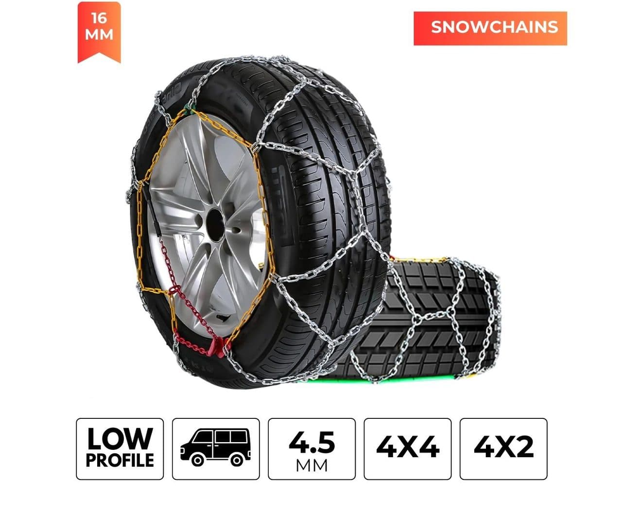 TractionX MX160 Snowchains (Manual) — AdventureX4x4